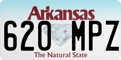 AR license plate 620MPZ