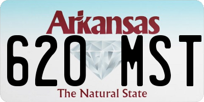 AR license plate 620MST