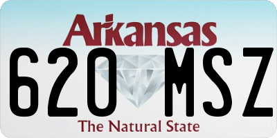 AR license plate 620MSZ
