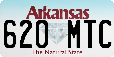 AR license plate 620MTC