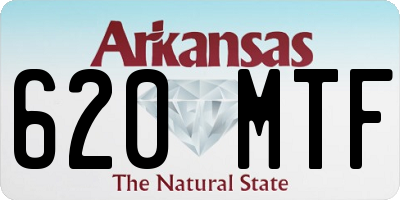 AR license plate 620MTF