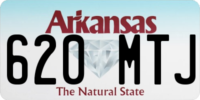 AR license plate 620MTJ