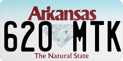 AR license plate 620MTK