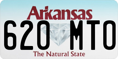 AR license plate 620MTO