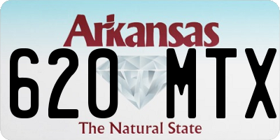 AR license plate 620MTX
