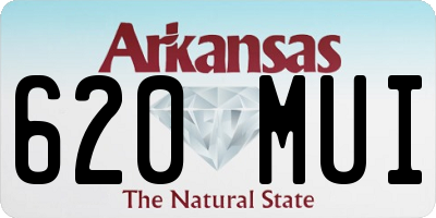 AR license plate 620MUI