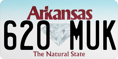 AR license plate 620MUK