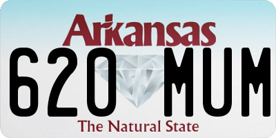 AR license plate 620MUM