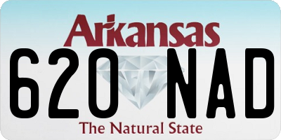 AR license plate 620NAD