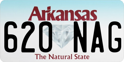 AR license plate 620NAG