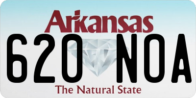 AR license plate 620NOA