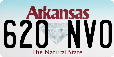 AR license plate 620NVO