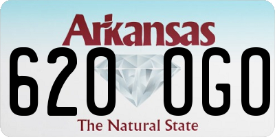 AR license plate 620OGO