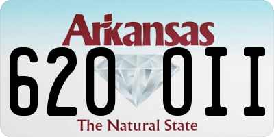 AR license plate 620OII