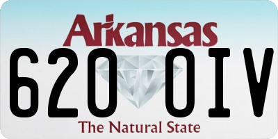 AR license plate 620OIV