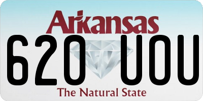 AR license plate 620UOU