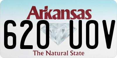 AR license plate 620UOV