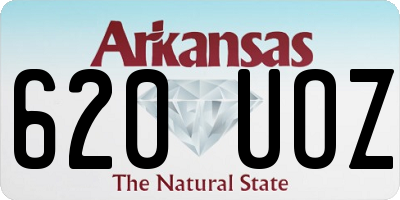 AR license plate 620UOZ
