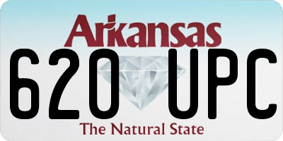 AR license plate 620UPC