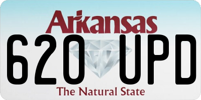 AR license plate 620UPD
