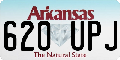 AR license plate 620UPJ