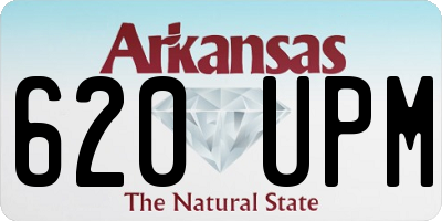 AR license plate 620UPM