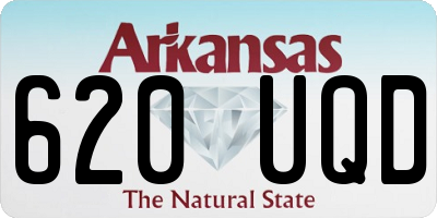 AR license plate 620UQD