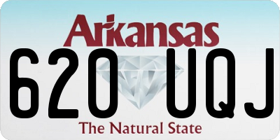 AR license plate 620UQJ