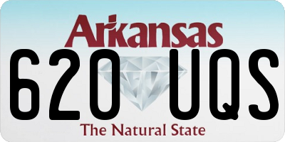 AR license plate 620UQS