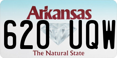 AR license plate 620UQW
