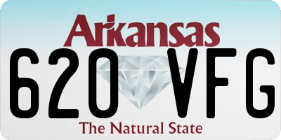AR license plate 620VFG