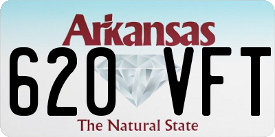 AR license plate 620VFT