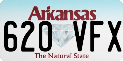 AR license plate 620VFX