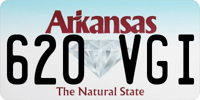 AR license plate 620VGI