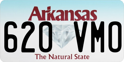 AR license plate 620VMO