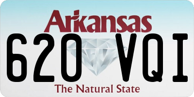 AR license plate 620VQI