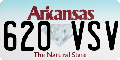 AR license plate 620VSV
