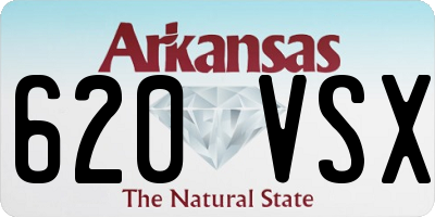 AR license plate 620VSX