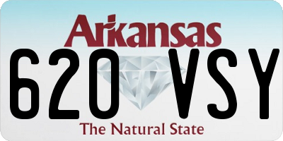 AR license plate 620VSY