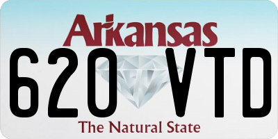AR license plate 620VTD