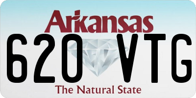 AR license plate 620VTG