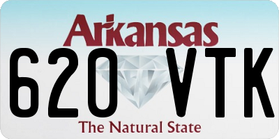 AR license plate 620VTK