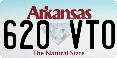 AR license plate 620VTO