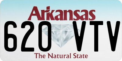 AR license plate 620VTV