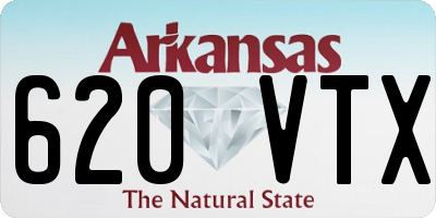AR license plate 620VTX
