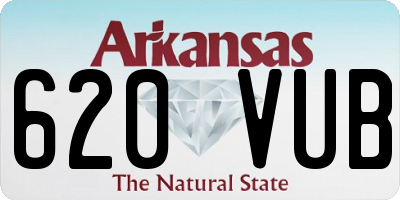 AR license plate 620VUB