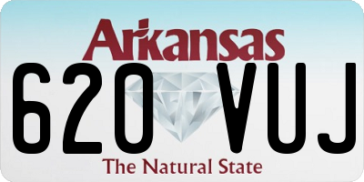 AR license plate 620VUJ