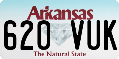 AR license plate 620VUK
