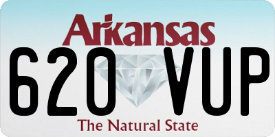 AR license plate 620VUP