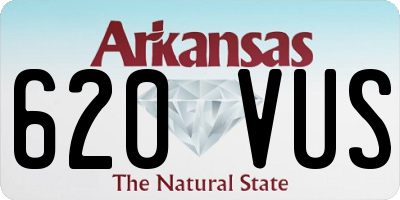 AR license plate 620VUS